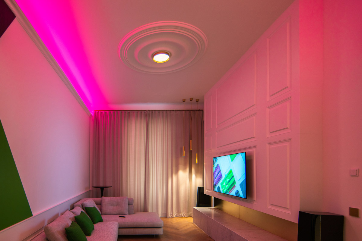 PH Shop LED Ceiling Light RGBW Gold 1